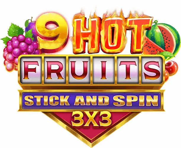 9 Hot Fruits Stick and Spin 3×3