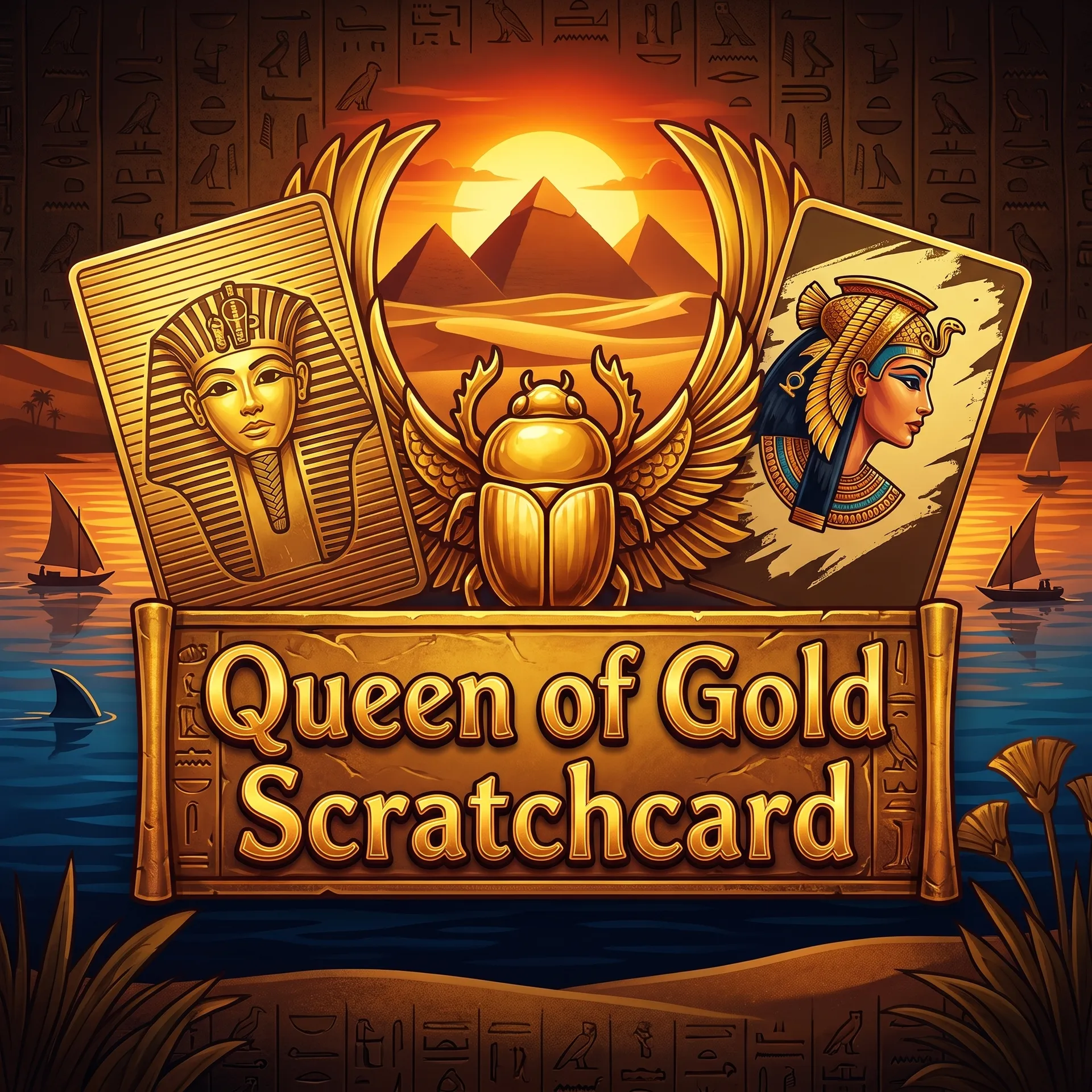 Queen of Gold Scratchcard