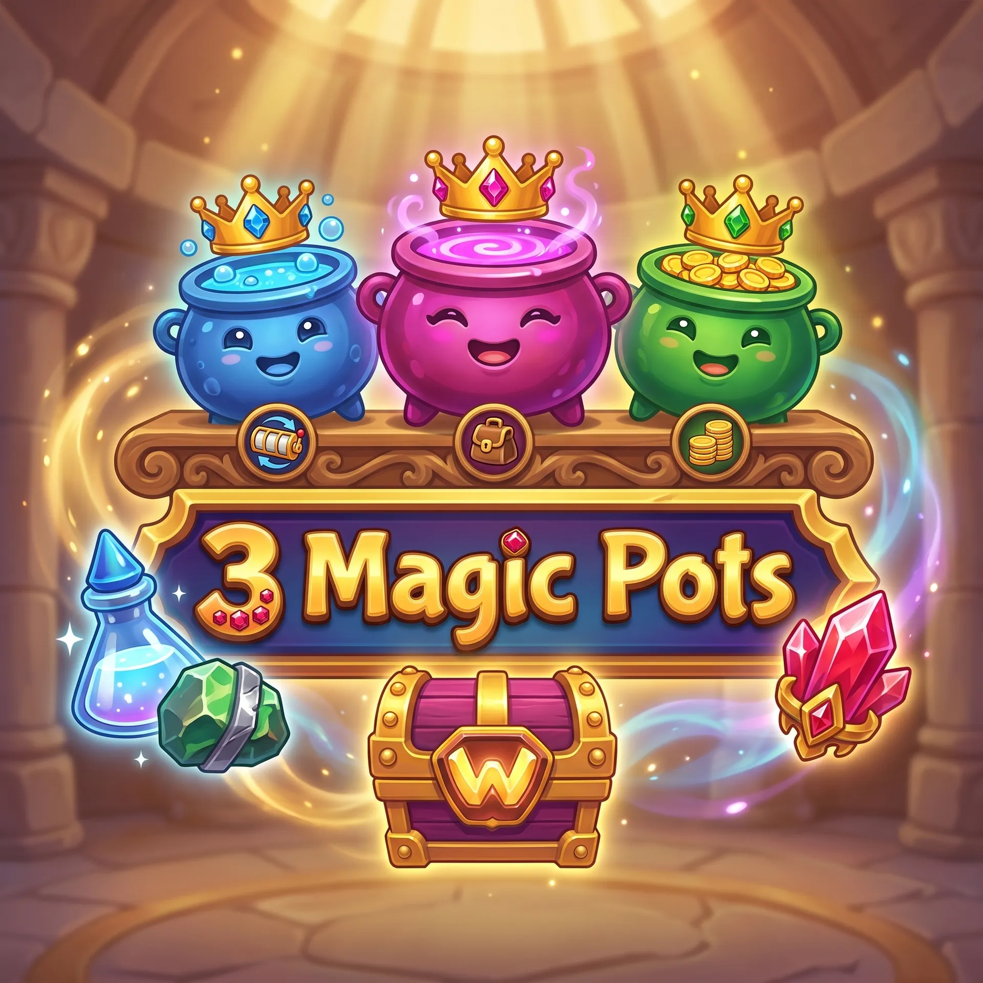 3 Magic Pots